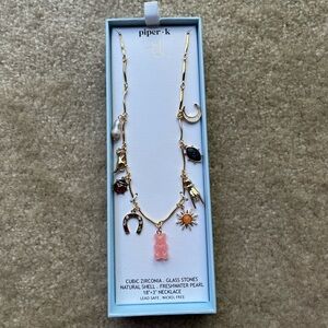 Piper K Gummy Bear Charm Necklace NIB
